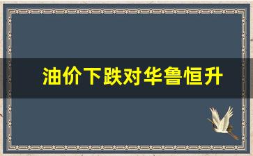 油价下跌对华鲁恒升_油价跌破0