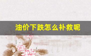 油价下跌怎么补救呢-油价下跌怎么挣钱