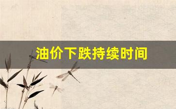 油价下跌持续时间-油价下跌时间表
