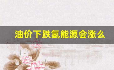 氢能油价格-油价下跌氢能源会涨么