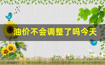油价不会调整了吗今天-油价不是下调吗怎么有涨价了