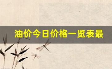 油价今日价格最新走势-油价今日价格一览表