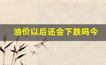 油价以后还会下跌吗今天-油价还会继续下跌吗