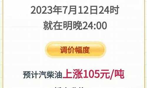 油价即将调整通知_油价格调整