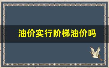 油价是上调还是下调_油价实行阶梯油价吗