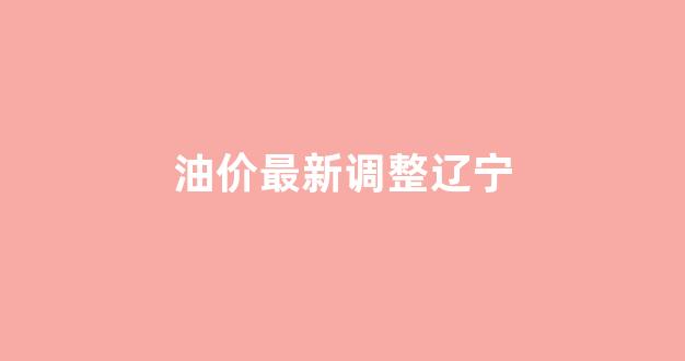 油价最新调整辽宁_辽宁今天油价调整最新消息