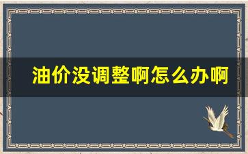 油价没调整啊怎么办啊-油价怎么没下调