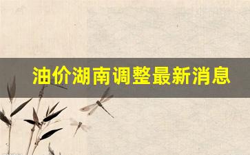 油价湖南调整最新消息-油价 湖南
