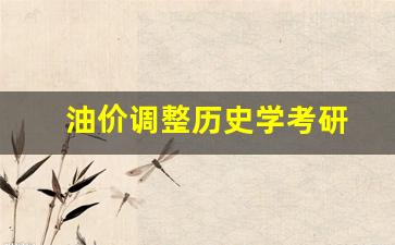 油价调价历史-油价调整历史学考研
