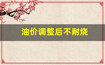 油价不降-油价调整后不耐烧