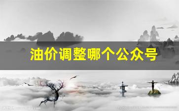 油价调整哪个公众号-油价调整从哪关注