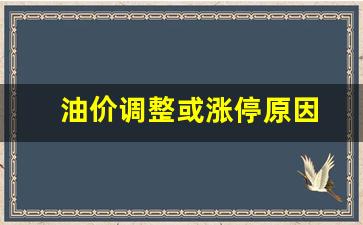 油价涨价什么原因-油价调整或涨停原因