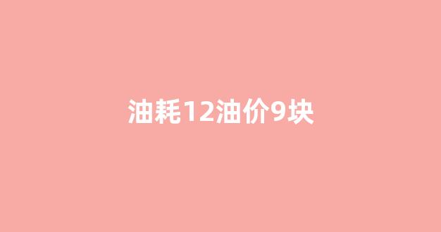 油耗12油价9块_油耗12.1是多少钱