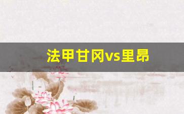 法甲甘冈vs里昂-法甲甘冈vs里昂比赛结果