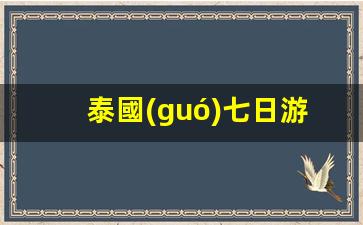 泰國(guó)七日游費(fèi)用(泰國(guó)七日游費(fèi)用大概多少)