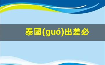 泰國(guó)出差必備物品清單(泰國(guó)出差必備物品清單圖片)