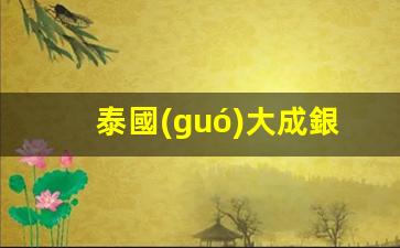 泰國(guó)大成銀行卡激活攻略及中文服務(wù)電話一應(yīng)俱全
