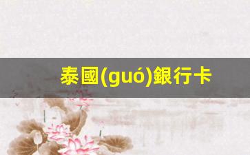 泰國(guó)辦理銀行卡全攻略，手續(xù)詳解及辦理流程揭秘