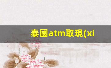 泰國atm取現(xiàn)用哪個(gè)銀行卡(泰國atm取現(xiàn)哪個(gè)銀行最好)