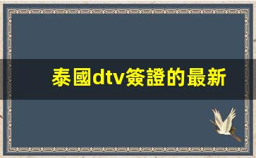 泰國dtv簽證最新政策解讀，詳解簽證動態(tài)及申請要點