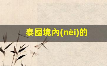 泰國境內(nèi)的國內(nèi)銀行卡(泰國銀行在中國)