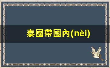 泰國旅行必備，了解國內(nèi)銀行卡在泰國的使用情況及銀聯(lián)卡適用性