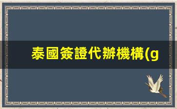 泰國簽證代辦機構(gòu)(泰國簽證代辦機構(gòu)昆明)