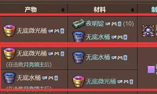 泰拉瑞亚无限微光桶怎么做_泰拉瑞亚无限飞徽章