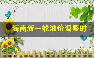 海南新一轮油价调整时间-海南油价调整最新消息价格5月14日