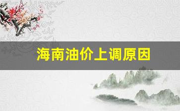 海南油价上调原因-海南油价价格变化表