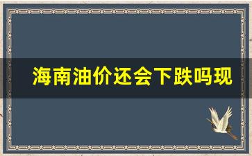 海南油价还会下跌吗现在-海南油价涨价