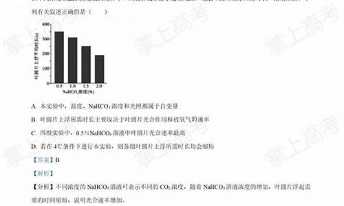 海南高考题生物_海南高考生物答案解析