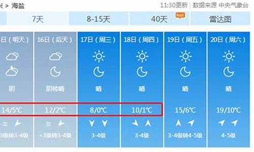 海盐天气7天_海盐天气预报15天