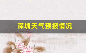 深圳天气预报情况_明天深圳天气预报情况