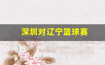 深圳对辽宁cba-深圳对辽宁篮球赛
