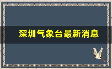 深圳气象台实时天气_深圳气象台最新消息
