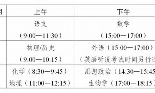 深圳高考安排时间,深圳高考安排