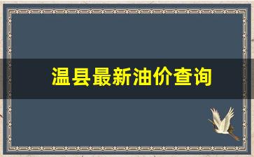 温县最新油价查询_温县汽油价格