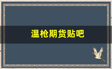 温枪期货贴吧(苹果期货贴吧)_https://www.nalian8.com_深交所_第1张
