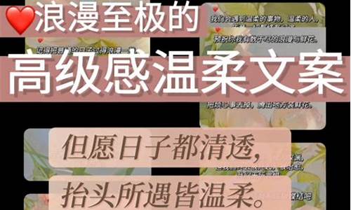 温柔点文案_温柔点文案短句干净