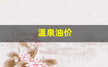 温泉油价-温泉多少钱一吨