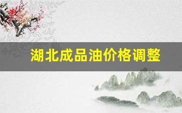 湖北成品油价格调整-湖北成品油价格调整情