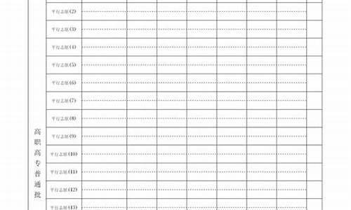 湖北省的高考志愿表,湖北省高考志愿表2023正式版图片