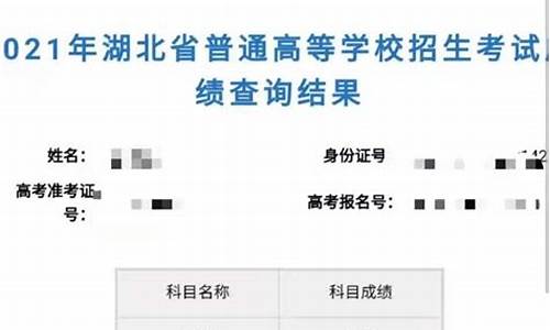 湖北的高考成绩什么时候发布,湖北高考成绩何时公布