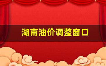 湖南油价上调-湖南油价调整窗口