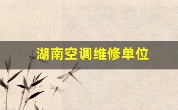 长沙家用空调维修-湖南空调维修单位