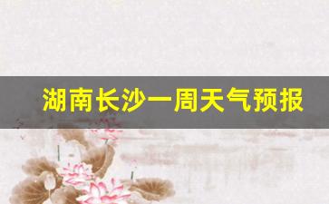 湖南长沙十五天天气预_湖南长沙一周天气预报十五号气温