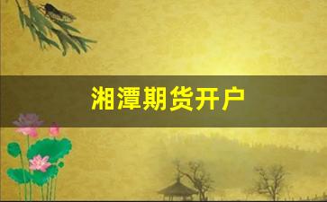 湘潭期货开户(期货开户交易所)_https://www.xzdzchf.com_创业板_第1张
