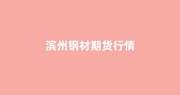 滨州钢材期货行情(山东滨州市钢材市场电话)_https://www.gdbxwh.com_开网店_第1张