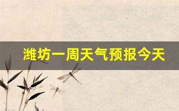潍坊一周天气预报今天查询结果表格_潍坊一周天气预报今天查询结果表